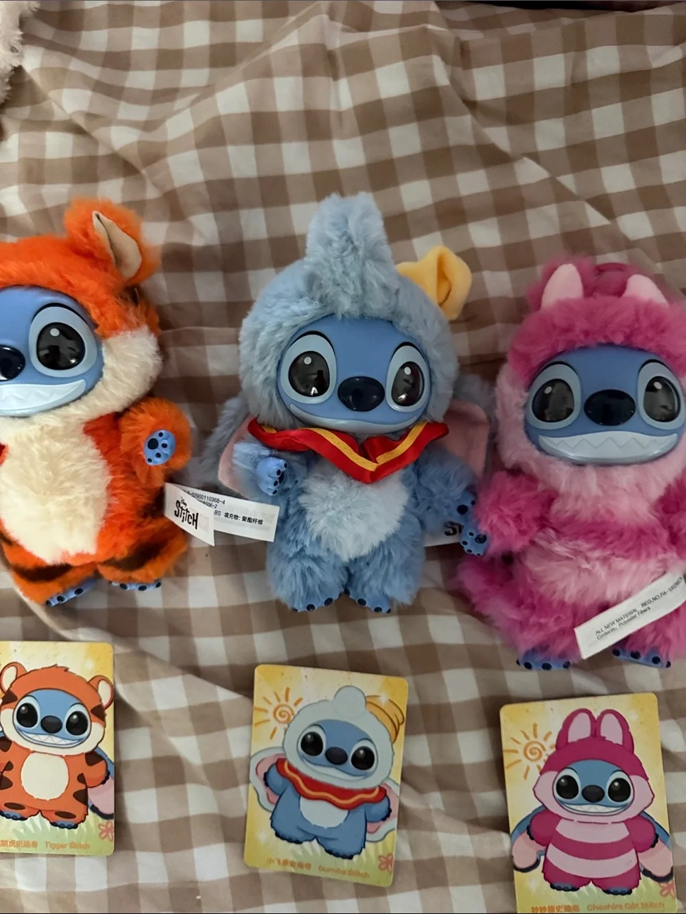 PopMart Lot of 4 Stitch Adventure Series Vinyl Plush Pendant